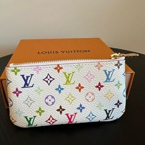 Louis Vuitton x Murakami multicolor key pouch